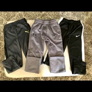 Under Armor/Nike/Puma lot of sz 6 Athletic pants